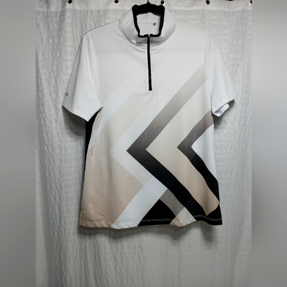 NVO Ladies Short Sleeve Golf Polo. Size L - Picture 1 of 7